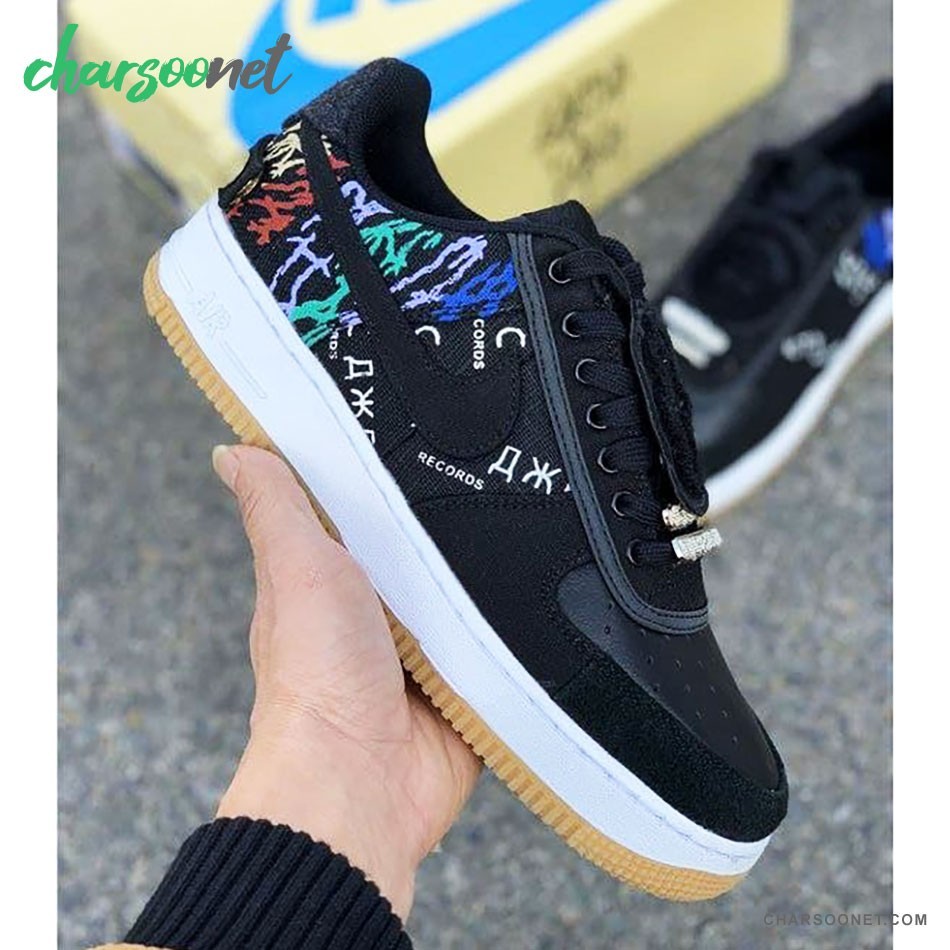 کتانی اسپرت نایکی Nike Air Force1 X Travis Scott