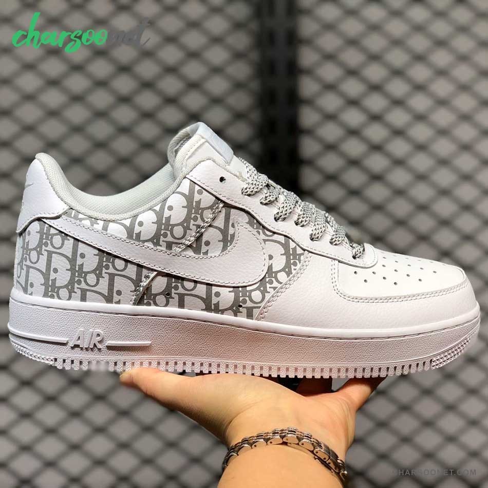 کفش اسنیکر راحتی نایک Nike Air Force 1 X Dior
