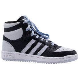 کفش آدیداس ساق بلند مدل adidas black and white