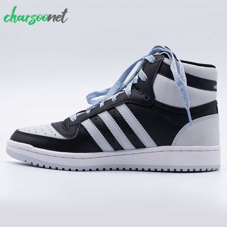 کفش آدیداس ساق بلند مدل adidas black and white