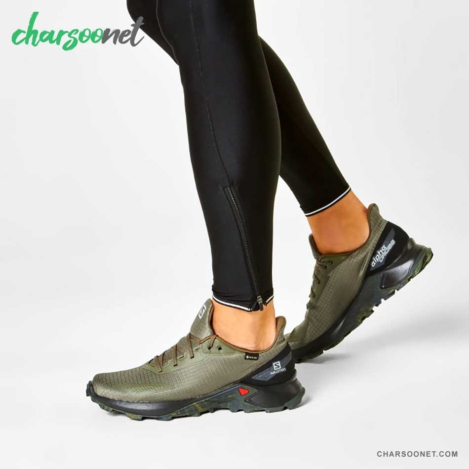 کفش کوهنوردی مردانه سالومون ضدآب Salomon Alphacross Blast GTX