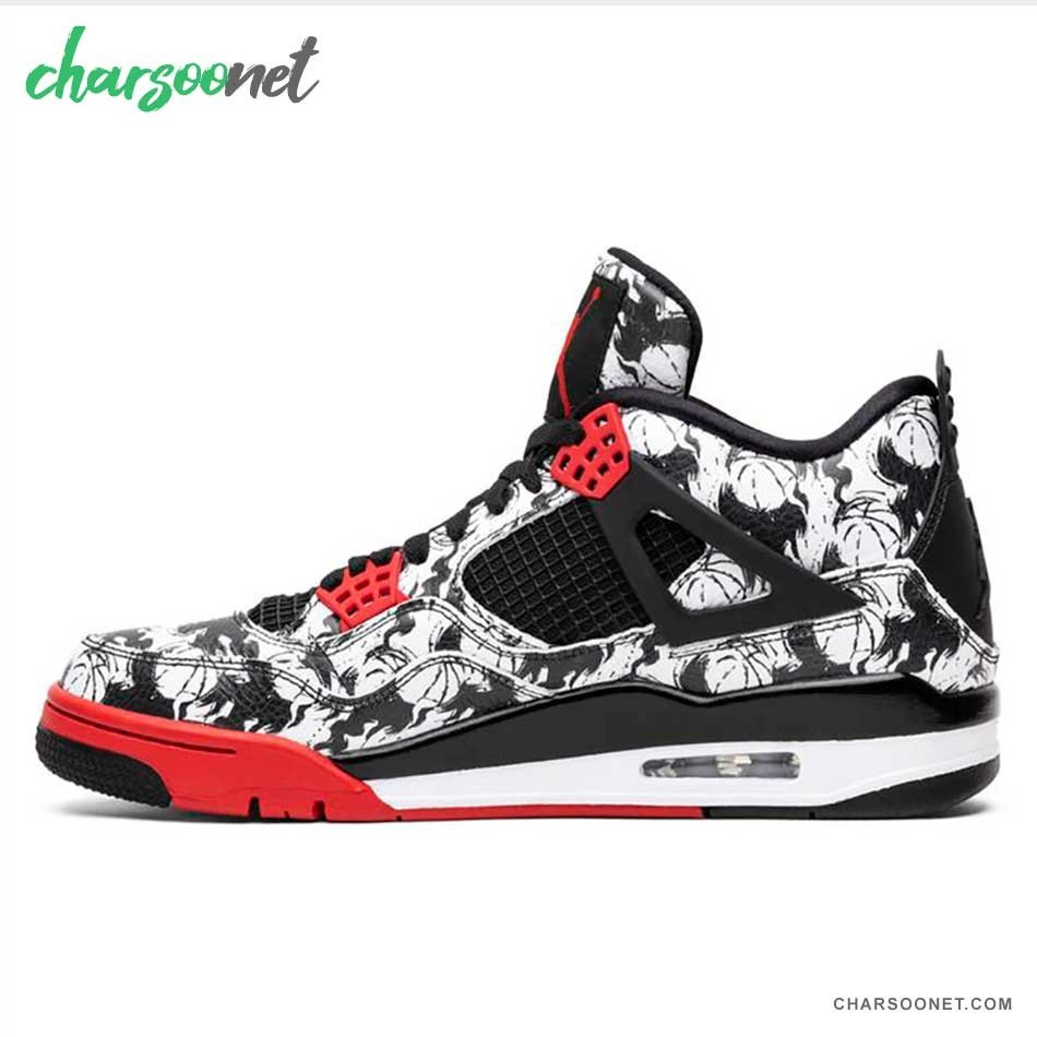 کفش بسکتبال پسرانه جردن nike jordan 4 tatto