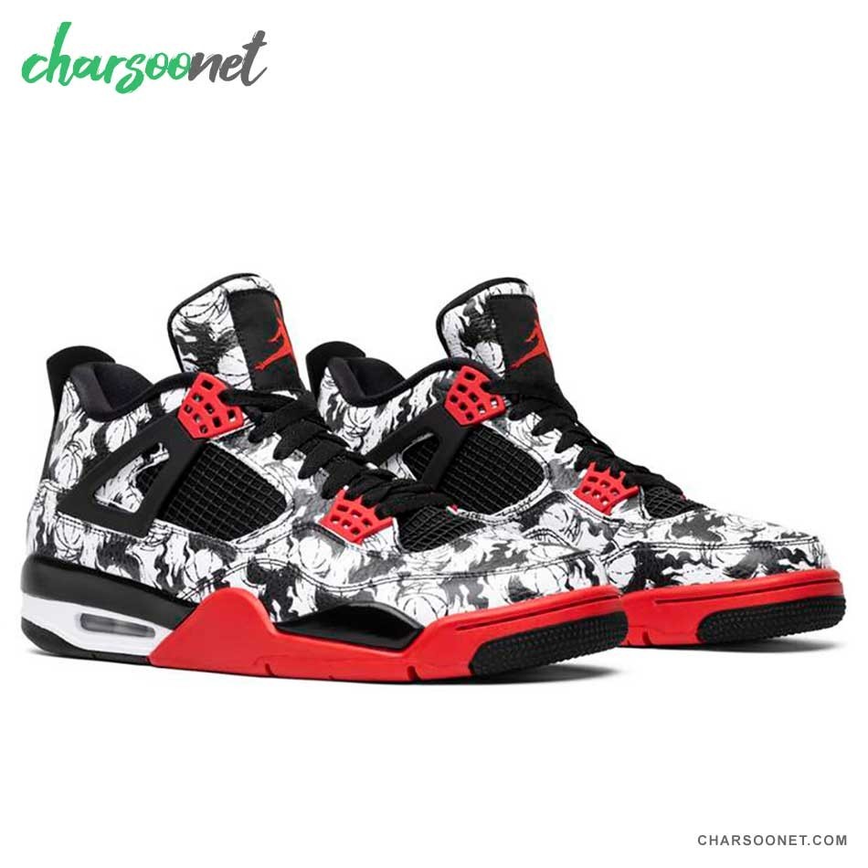 کفش بسکتبال پسرانه جردن nike jordan 4 tatto