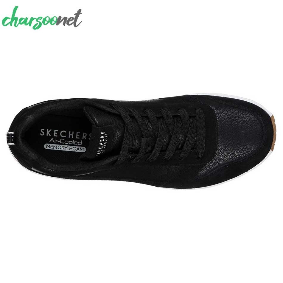 کفش اسنیکر اسکیچرز مدل Skechers Uno Stacre کد 52468-bkw