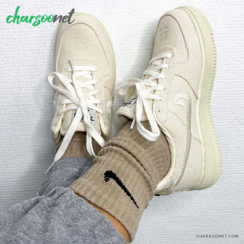 کفش راحتی نایکی مردانه مدل ایرفورس استاسی Nike Air Force Stussy