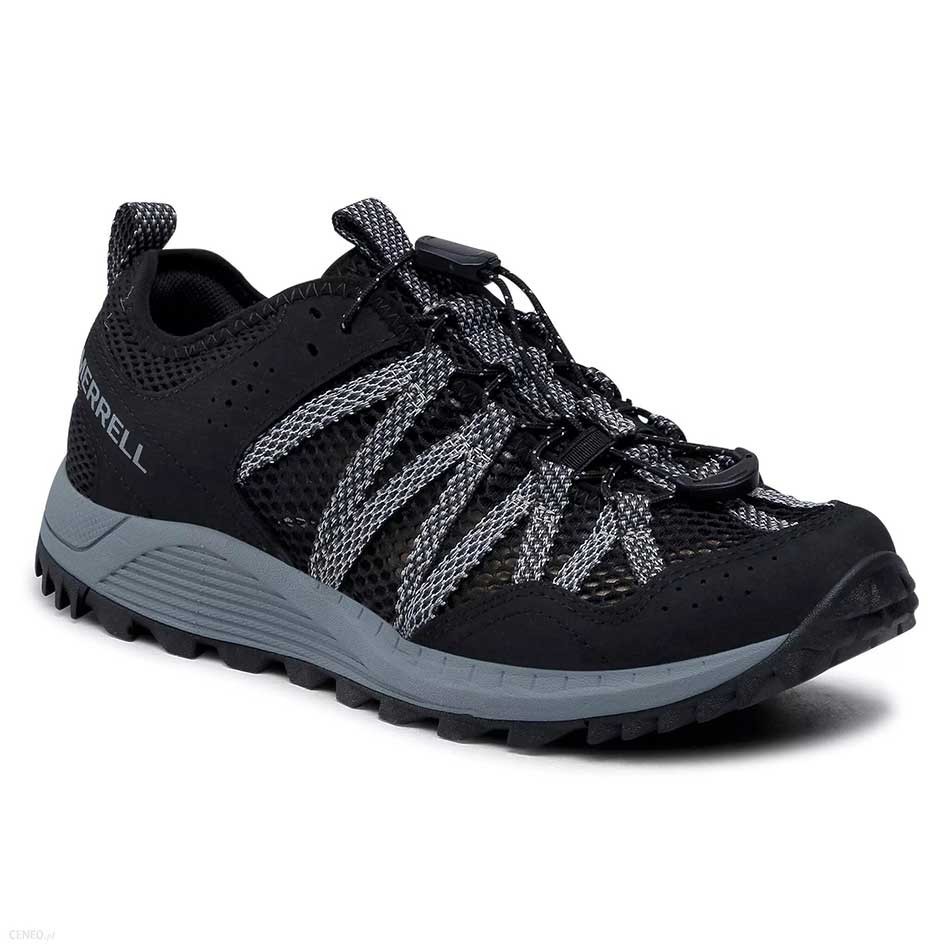 کفش اسنیکر مرل مدل Merrell Wildwood Aerosport Black Grey کد J036152