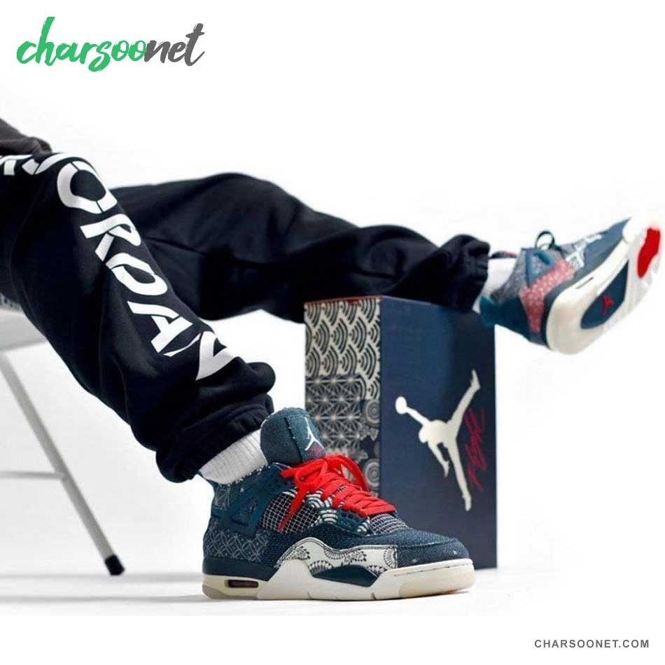 کتانی نایک جردن 4 ساشیکو مردانه Jordan 4 Sashiko