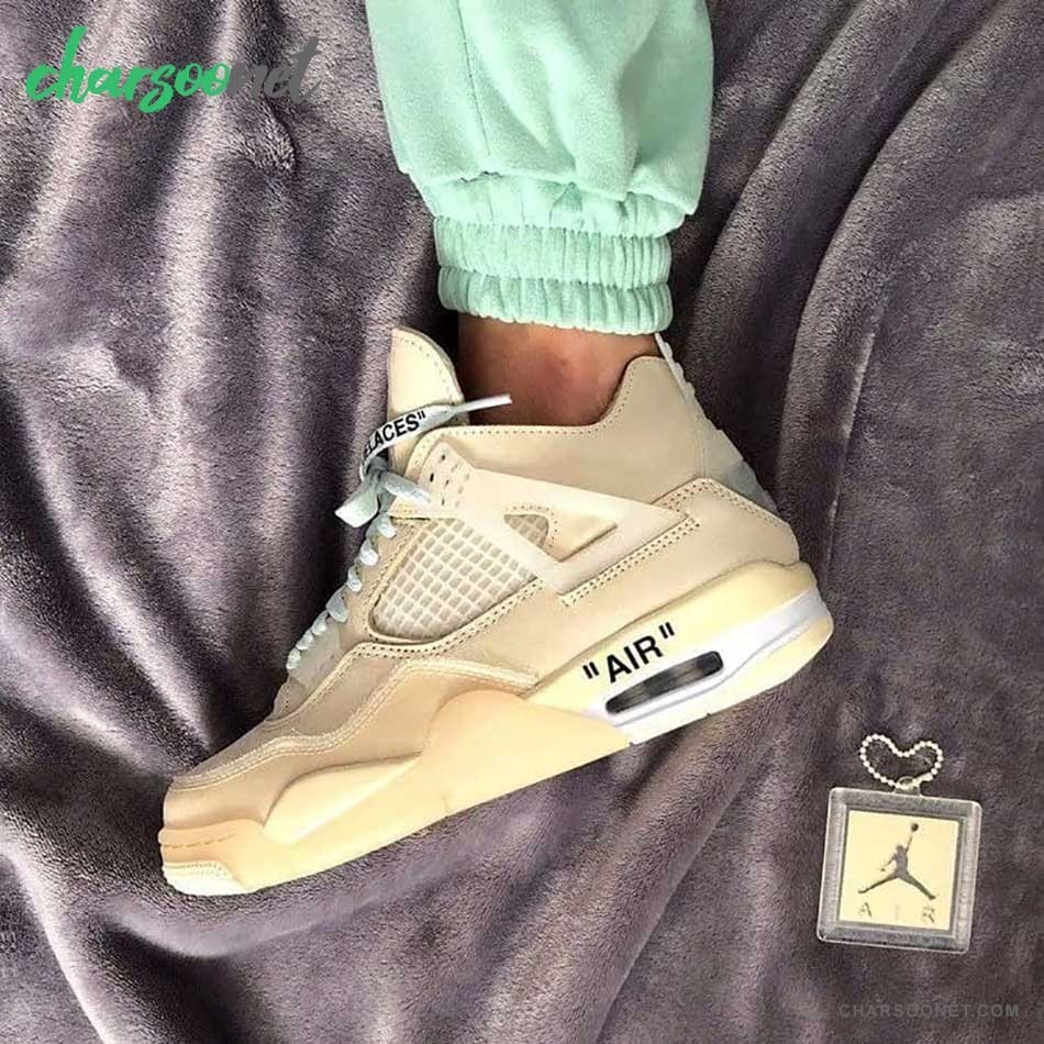 اسنیکر زنانه نایک جردن 4 Jordan 4 Off_White