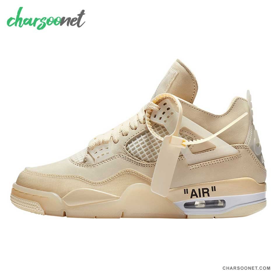 اسنیکر زنانه نایک جردن 4 Jordan 4 Off_White