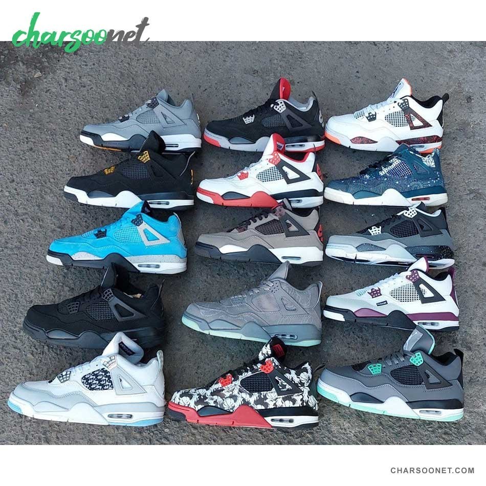 کفش نایک ایر جردن 4 تراویس اسکات Jordan 4 Travis Scott Brown