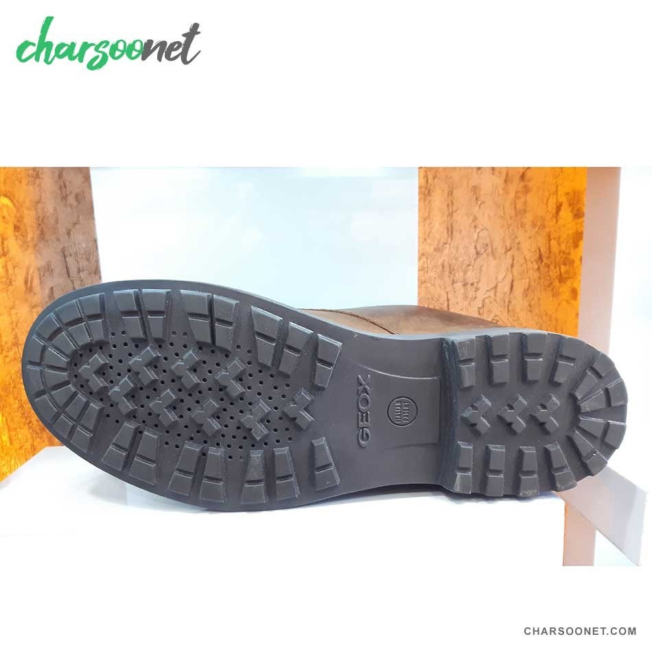نیم بوت چرم زمستانه جیوکس مدل Geox Rhadalf U045HE Brown Cotto