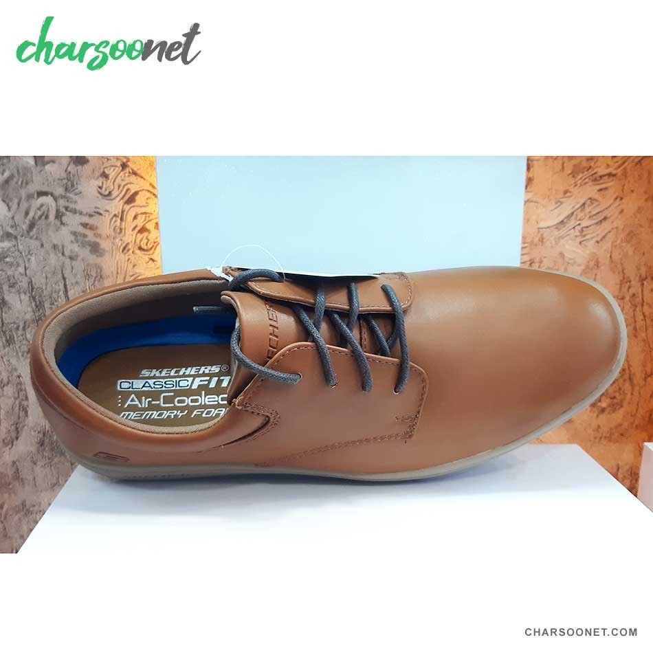 کفش چرمی مردانه اسکچرز Skechers 65814-cog