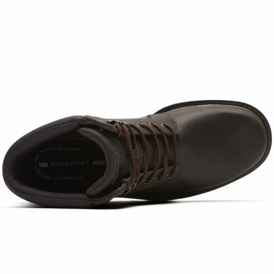 بوت مردانه چرم مدل Rockport Rr Plain Toe Boot کد M78063