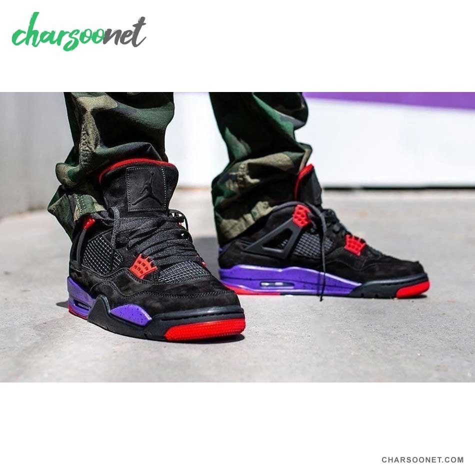 کفش اسپرت مردانه نایک جردن4 Nike Jordan 4 Retro Raptors