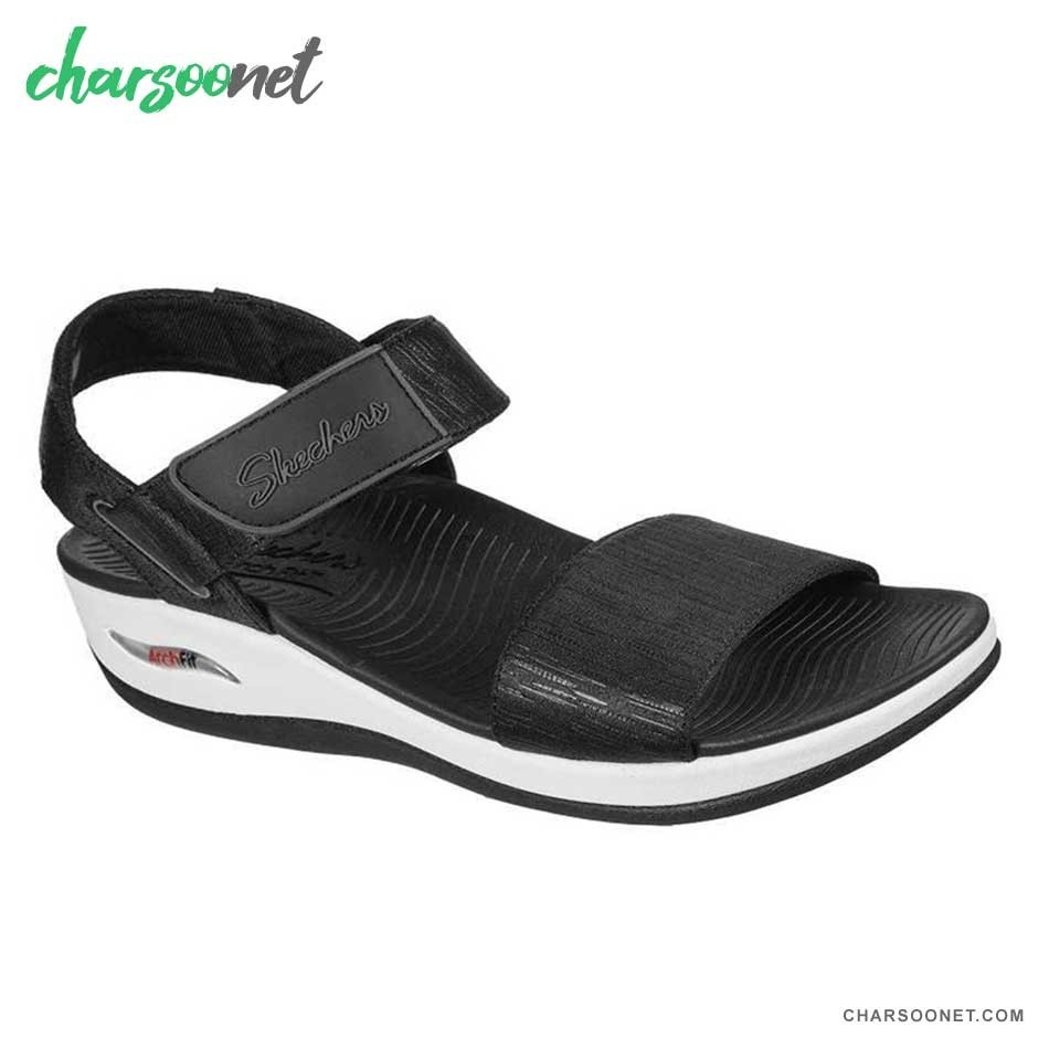 صندل زنانه اسکچرز Skechers Arch Fit Sunshine 163310-BLK