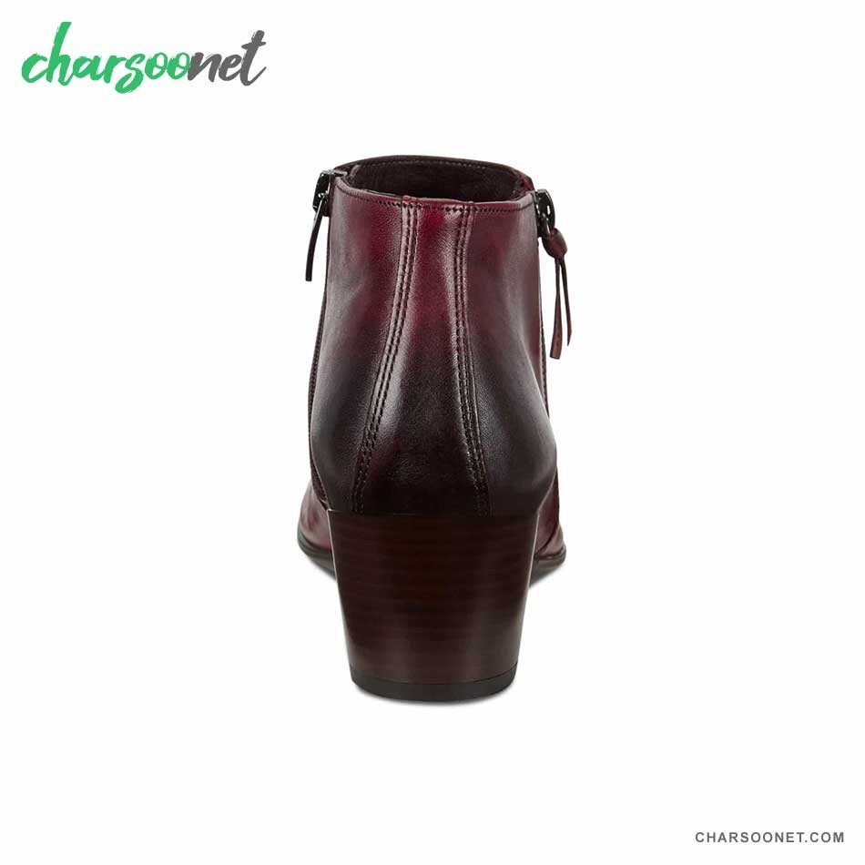 بوت چرمی زنانه اکو زیپ دار Ecco Shape 35