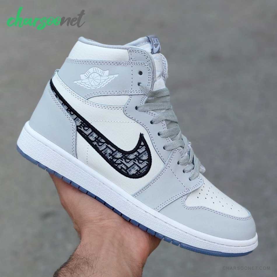 کتانی نایکی مدل ایرجردن دیور Nike Dior Air jordan 1