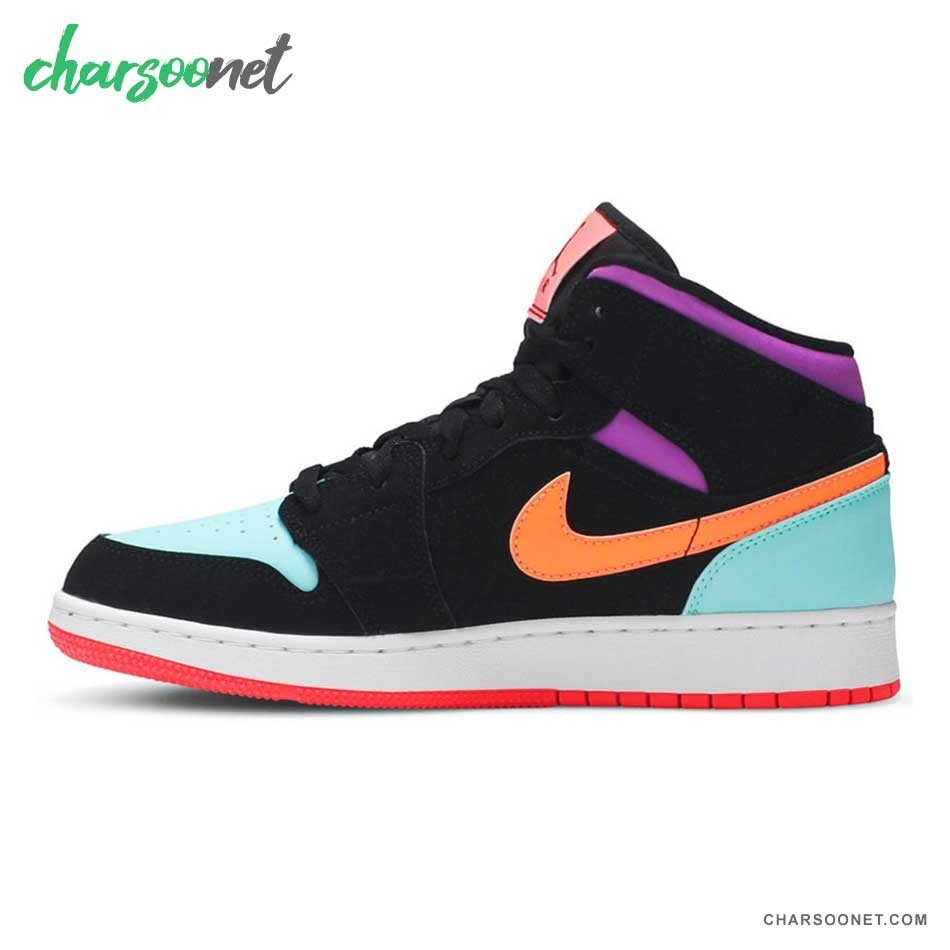 کفش اسپرت نایکی زنانه تا به تا Nike Air Jordan 1 Multi-Color