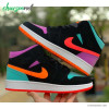 کفش اسپرت نایکی زنانه تا به تا Nike Air Jordan 1 Multi-Color