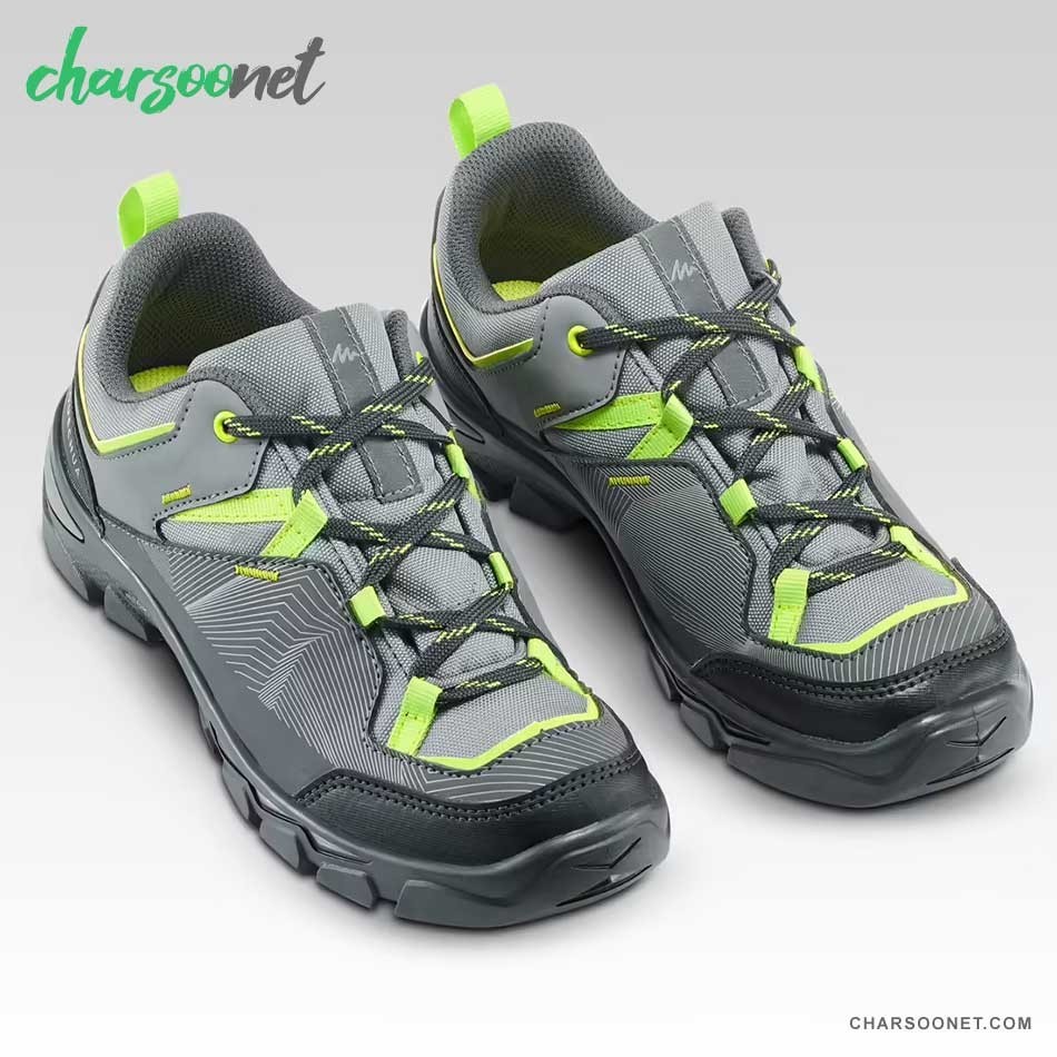 کفش کوهنوردی پسرانه کچوا Boys Mountain Hiking Lace-Up