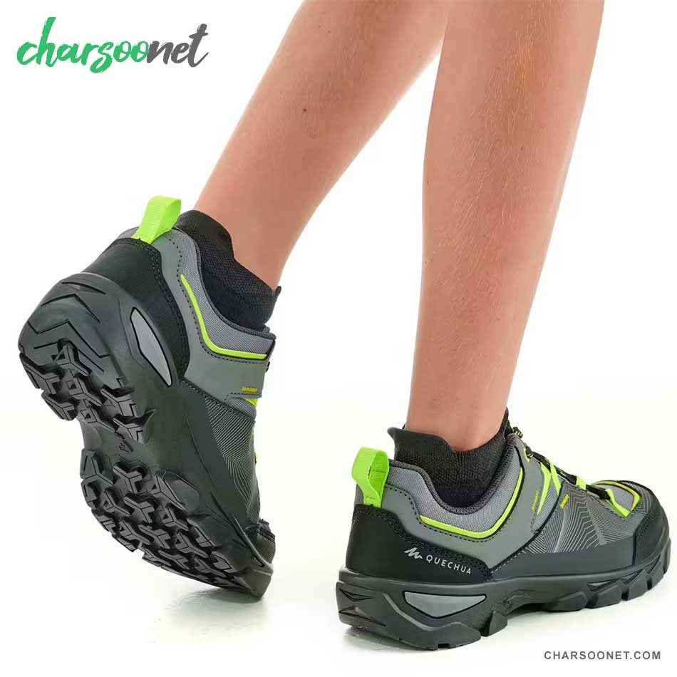 کفش کوهنوردی پسرانه کچوا Boys Mountain Hiking Lace-Up