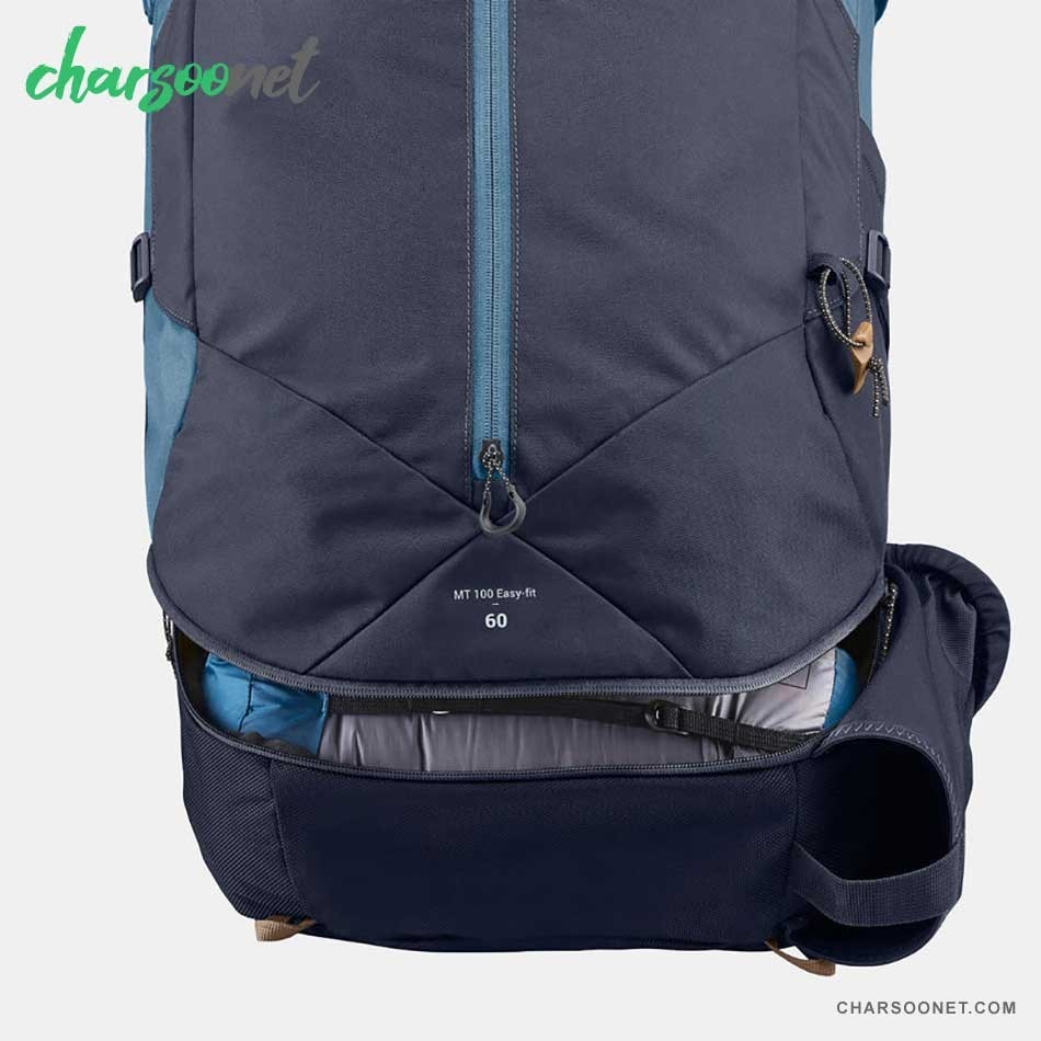 کوله پشتی کوهنوردی 60 لیتری فورکلاز Forclaz MT100 60 L Backpack