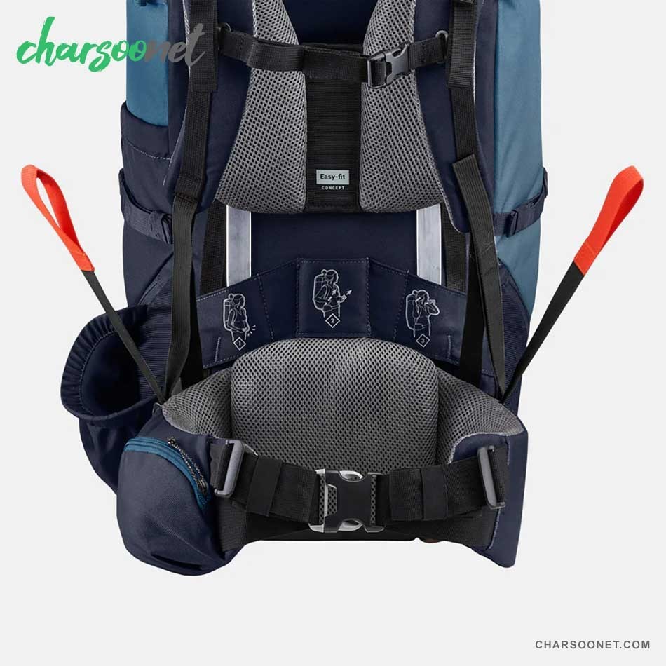 کوله پشتی کوهنوردی 60 لیتری فورکلاز Forclaz MT100 60 L Backpack