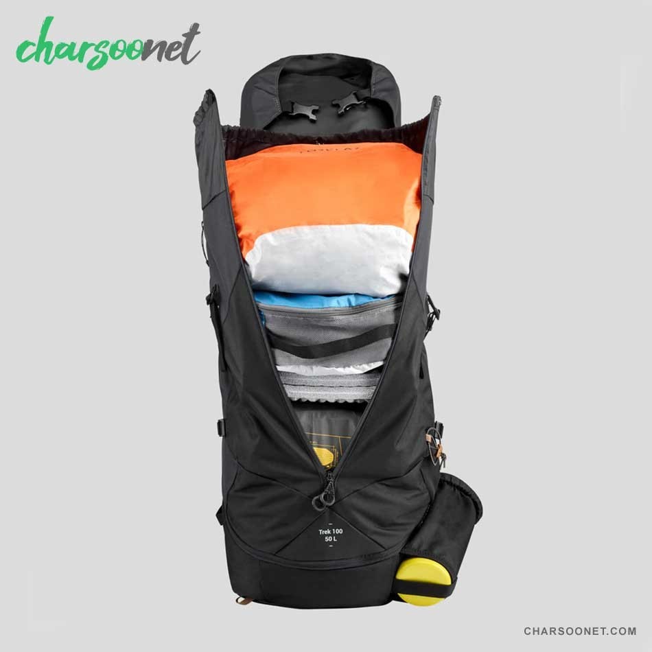 کوله پشتی کوهنوردی مردانه فورکلاز Forclaz Trek 100 50 L Backpack