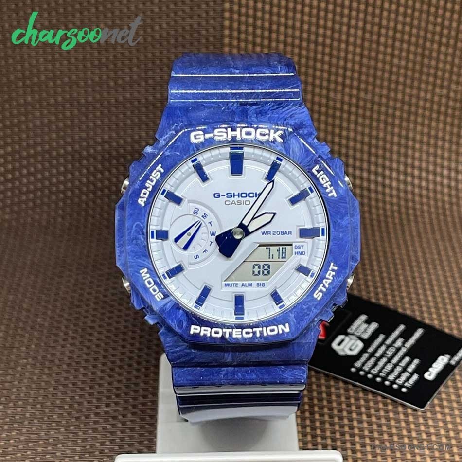 ساعت کاسیو سری جی شاک CASIO GA-2100BWP-2ADR