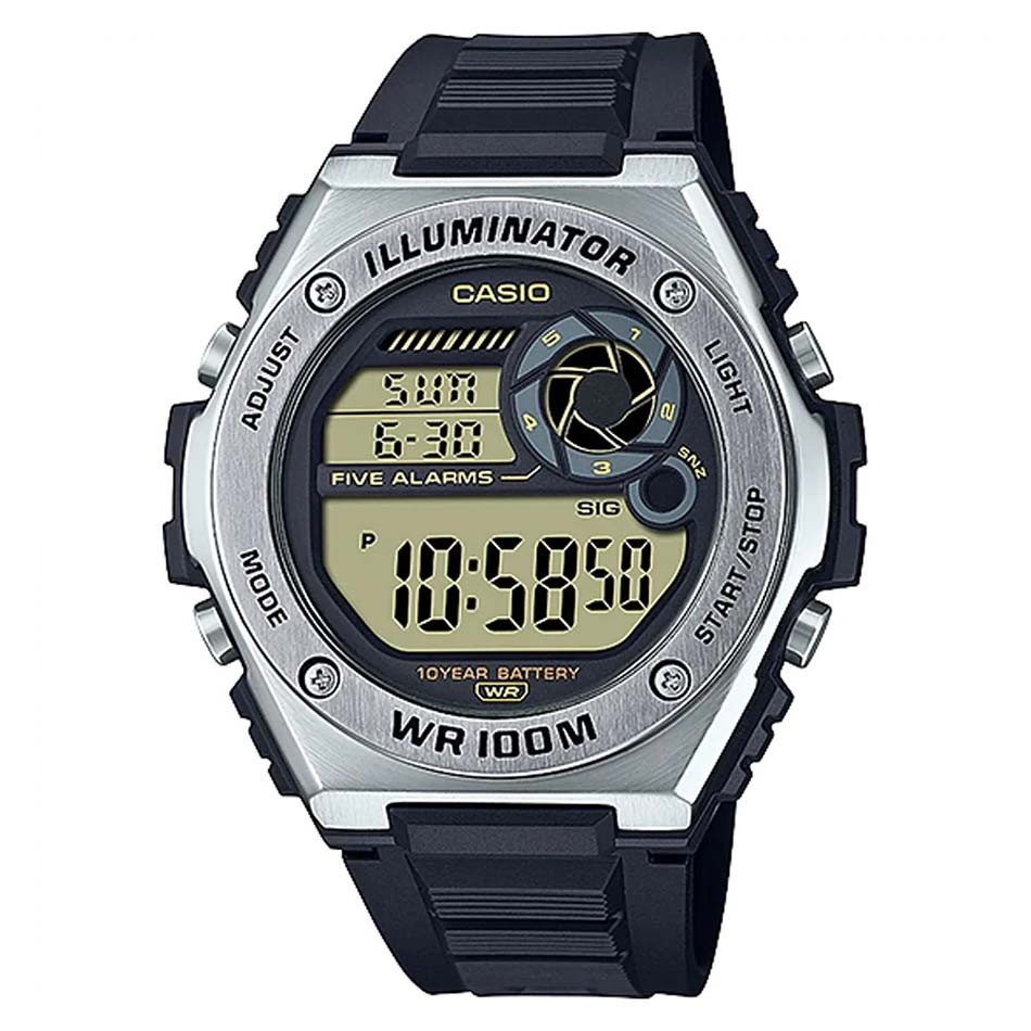 ساعت مردانه کاسیو ضدآب CASIO MWD-100H-9A