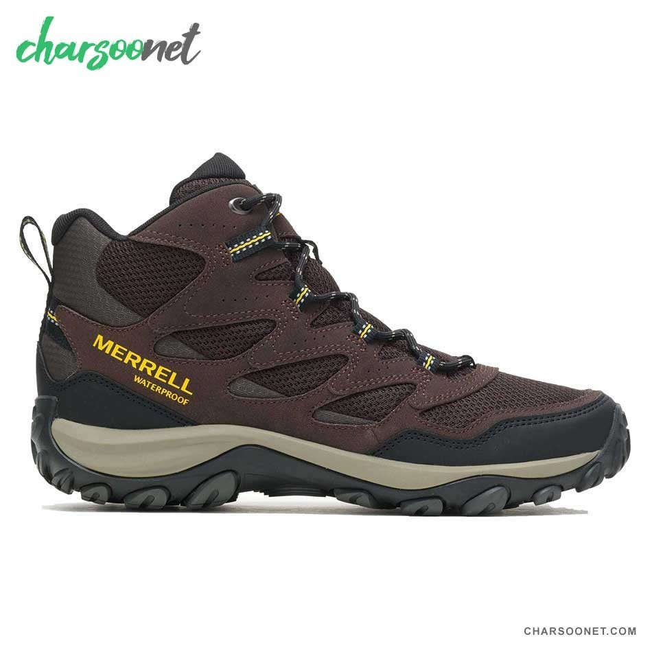 بوت کوهنوردی مردانه ضدآب مرل Merrell West Rim Mid WP