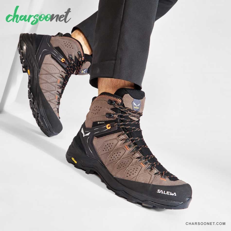 کفش کوهنوردی سالیوا مردانه ضدآب SALEWA Ms Alp Trainer 2 Mid Gtx