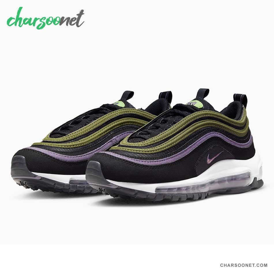 nike air max 97 black purple green
