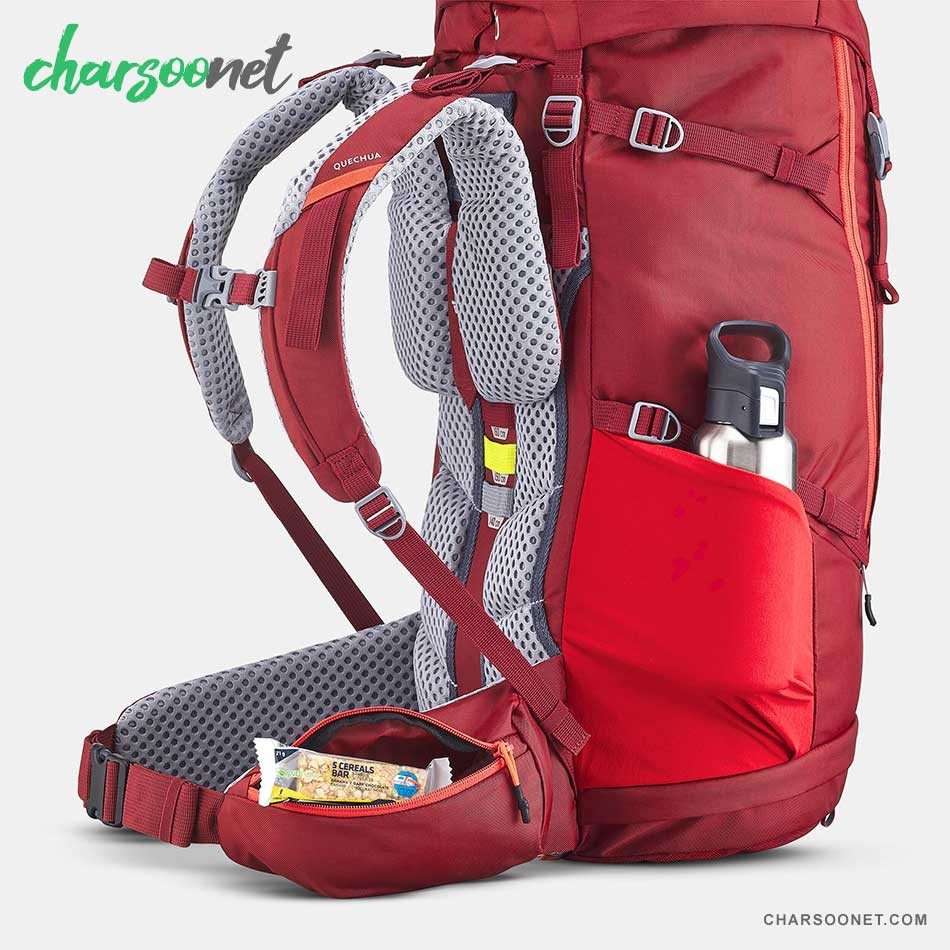کوله پشتی 40 لیتری کوهنوردی کچوا Quechua Backpack 40+10-MH500 JR