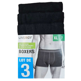 پک سه عددی شورت مردانه لیورجی رنگ مشکی Livergy