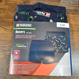 پک دو عددی شورت مردانه پارکساید سرمه ای Parkside