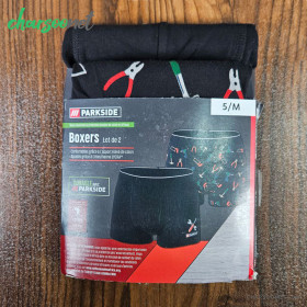پک دو عددی شورت مردانه پارک ساید مشکی Parkside