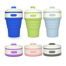 ماگ سیلیکونی تاشو Collapsible Coffee Cup 350ml