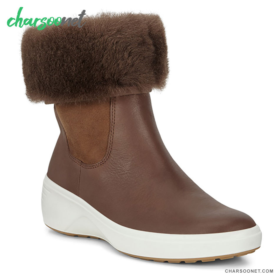 بوت چرمی زنانه اکو ECCO SOFT 7 WEDGE TRED
