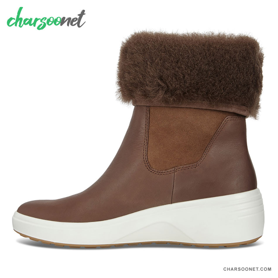 بوت چرمی زنانه اکو ECCO SOFT 7 WEDGE TRED