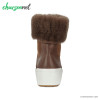 بوت چرمی زنانه اکو ECCO SOFT 7 WEDGE TRED