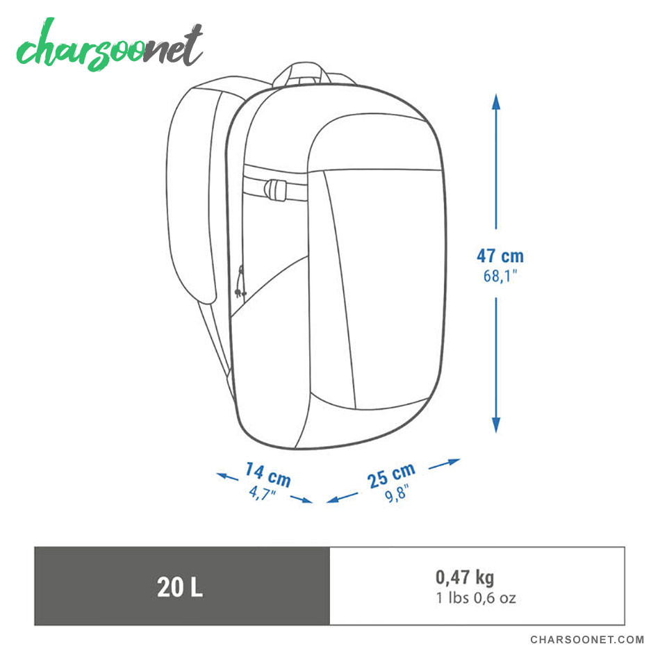کوله پشتی 20 لیتری کچوا Quechua 20 L - NH Arpenaz 100