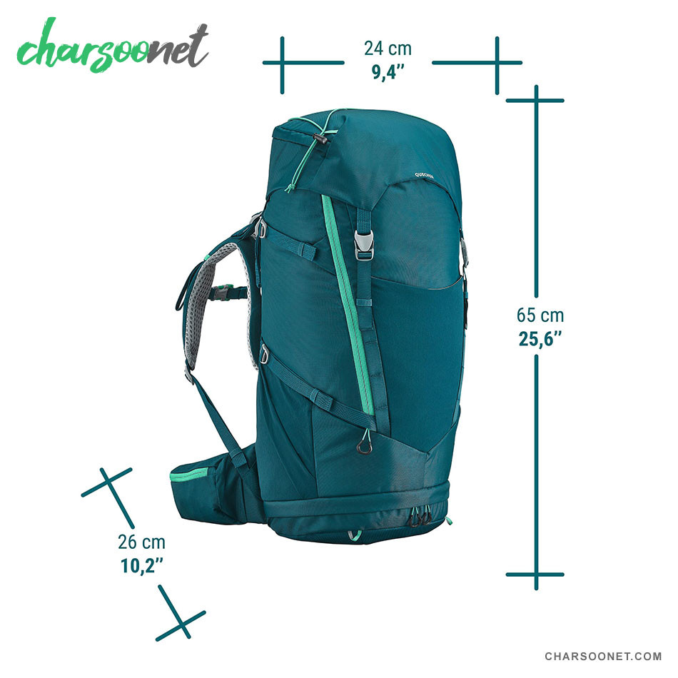کوله پشتی 40 لیتری کوهنوردی کچوا Quechua Backpack 40 + 10 L - MH 500