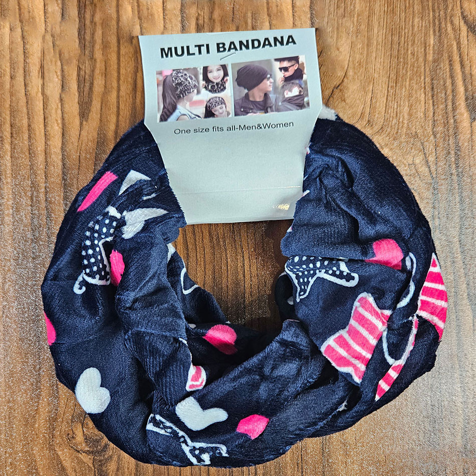 دستمال سر و گردن دخترانه چندمنظوره Multi Bandana