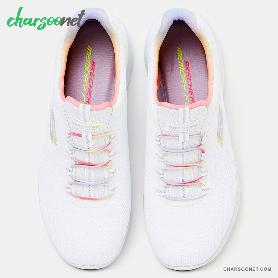 کفش پیاده روی و دویدن زنانه اسکچرز Skechers Summits Rainbow Flight