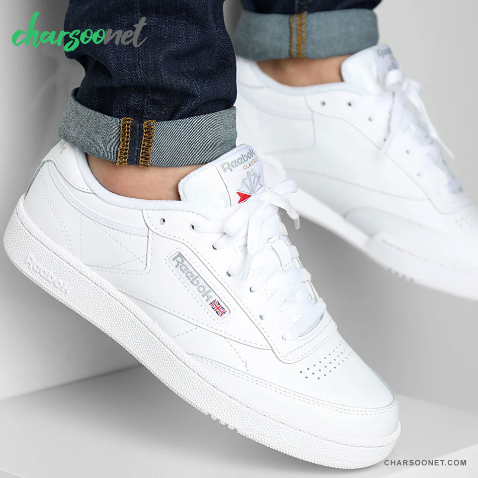کفش اسپرت چرمی مردانه ریباک Reebok Club C 85