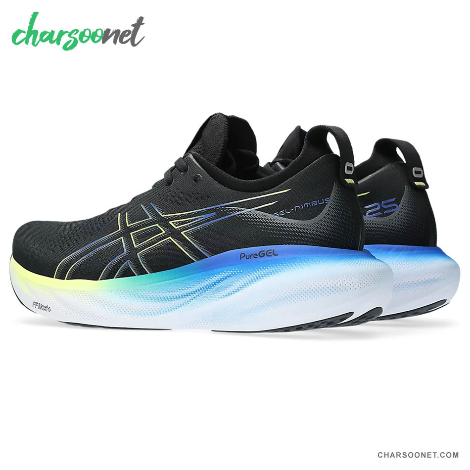 کفش دویدن اسیکس مردانه Asics Gel-Nimbus 25 Wide کد 1011B625-004