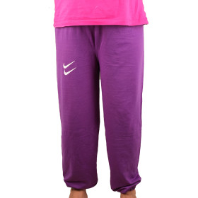 شلوار نخی نایکی زنانه مدل اسلش بنفش