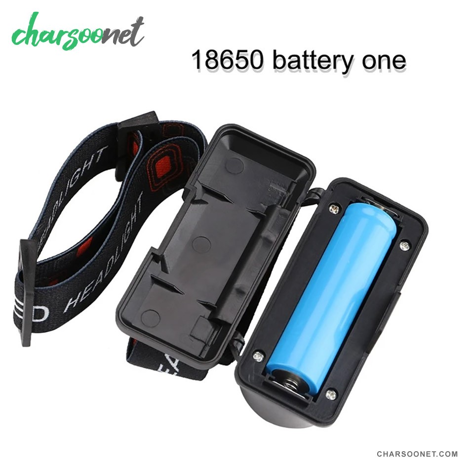 چراغ پیشانی شارژی مدل KX-1804 | هدلامپ شارژی COB و XPE با ۶ حالت نوردهی