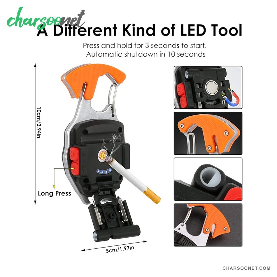 چراغ LED کمری فندک دار اسمال سان 800 لومن